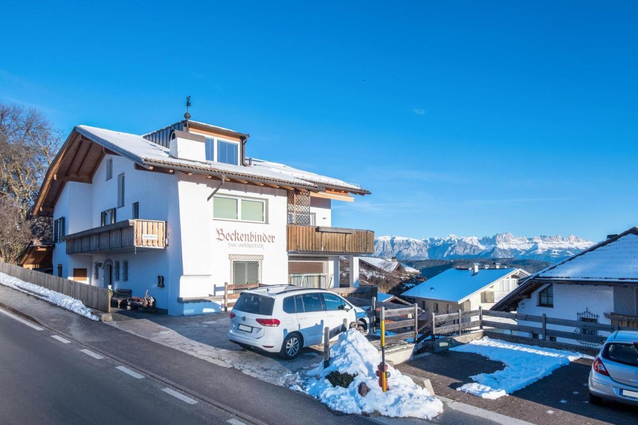 Beckenbinder Apartement Latemar San Genesio Atesino Bagian luar foto